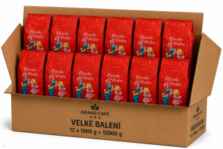 Lucaffé Piccolo&Dolce - 12x 1kg, zrnková káva