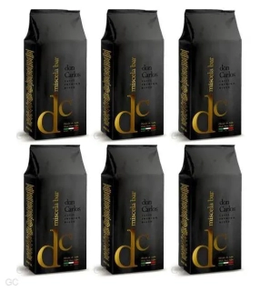 Don Carlos miscela bar - 6x 1kg, zrnková káva